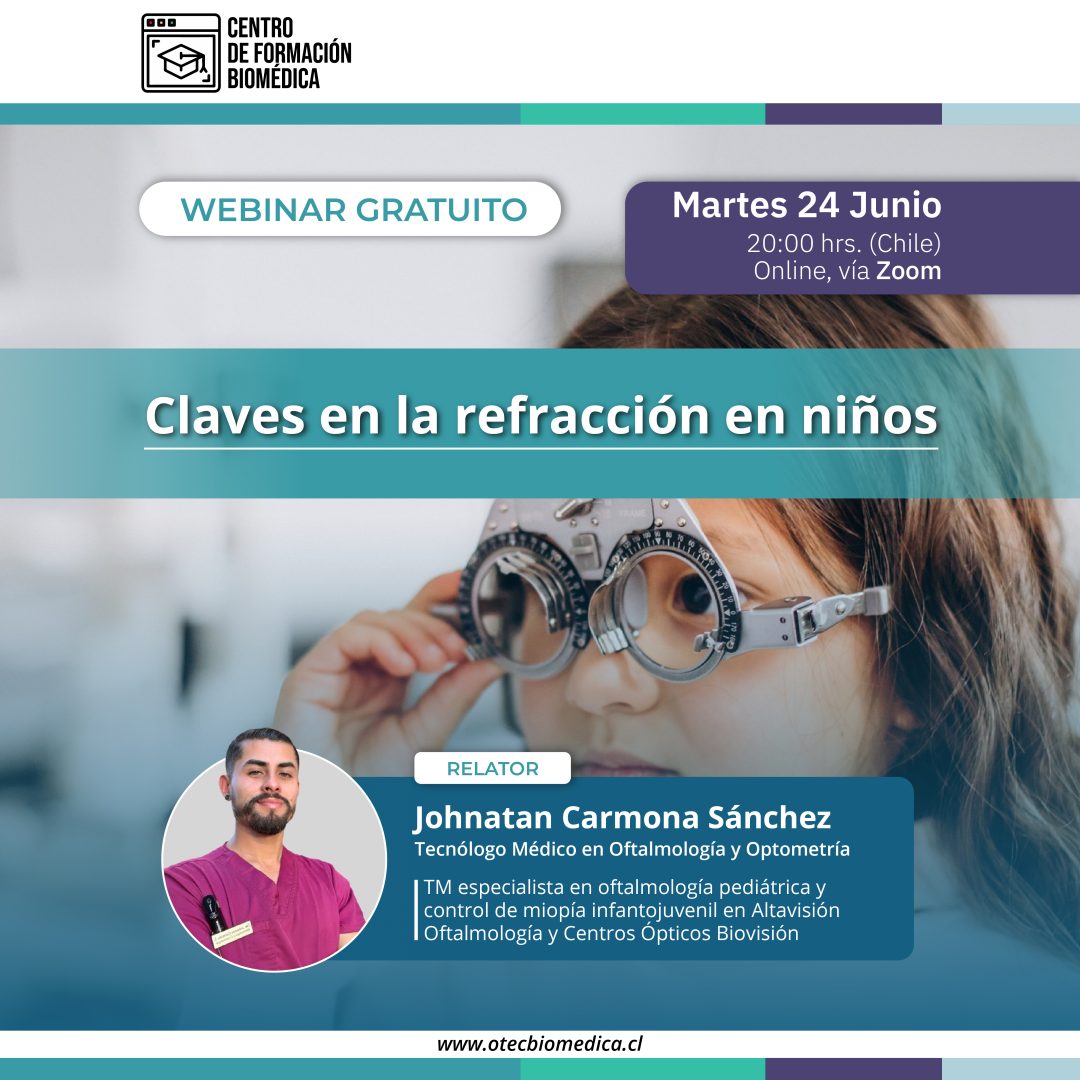 Webinar: "Claves en la refracción en niños"