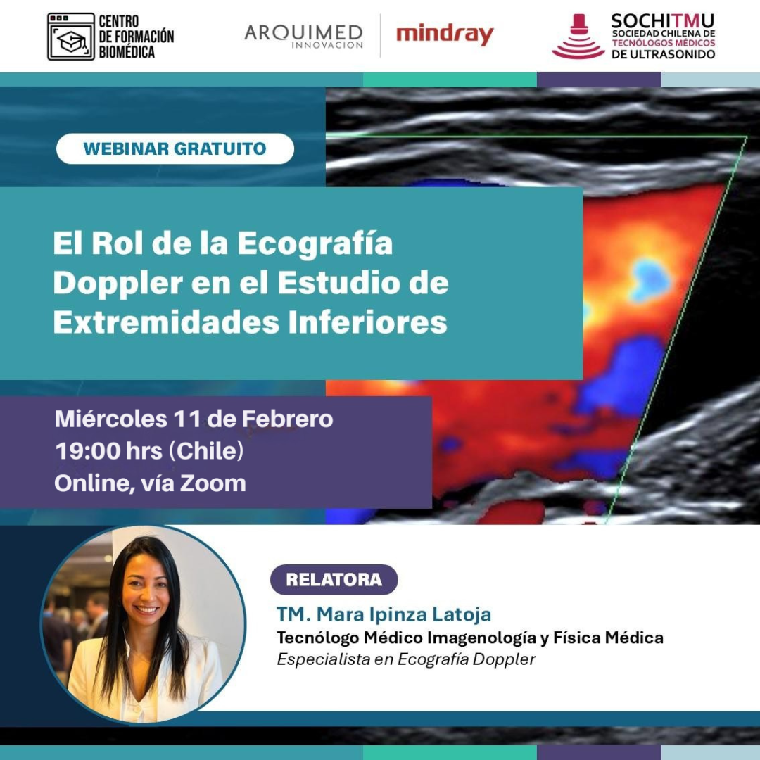 Webinar: "El Rol de la Ecografía Doppler en el Estudio de Extremidades Inferiores"