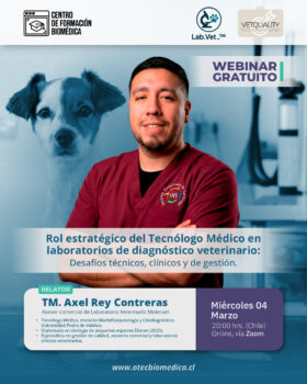Rol estratégico del Tecnólogo Médico en laboratorios de diagnóstico veterinario: Desafíos técnicos, clínicos y de gestión.